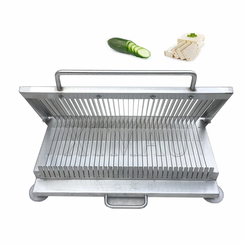 11 مللي متر 15 مللي متر قطاعة متعددة الوظائف ضغط اليد سميكة الفولاذ المقاوم للصدأ التوفو الجبن لحم الخنزير السجق قطاعة لحم الغداء