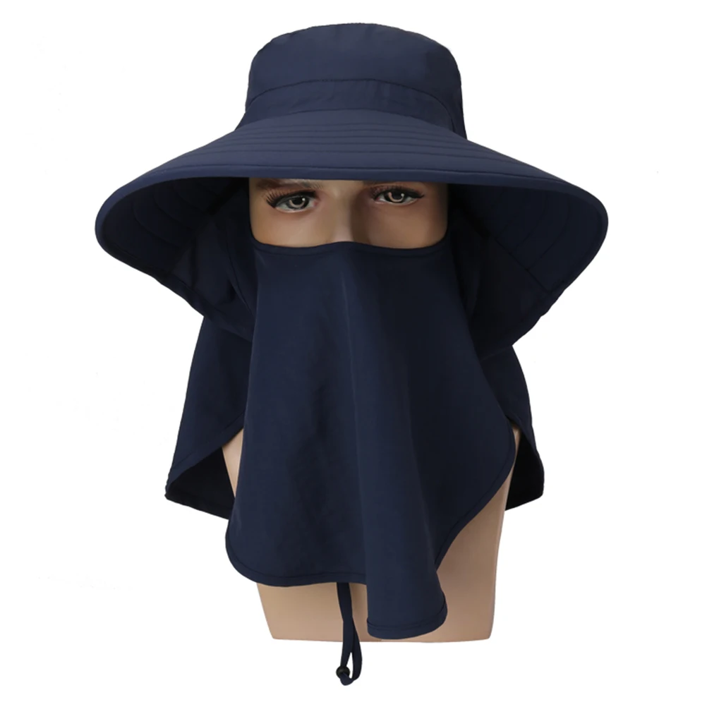 

Water resistant Sun Hat Protective Face Cover Breathable Anti spatter Wide Brim Outdoor Beach Camping Hiking Spring Summer