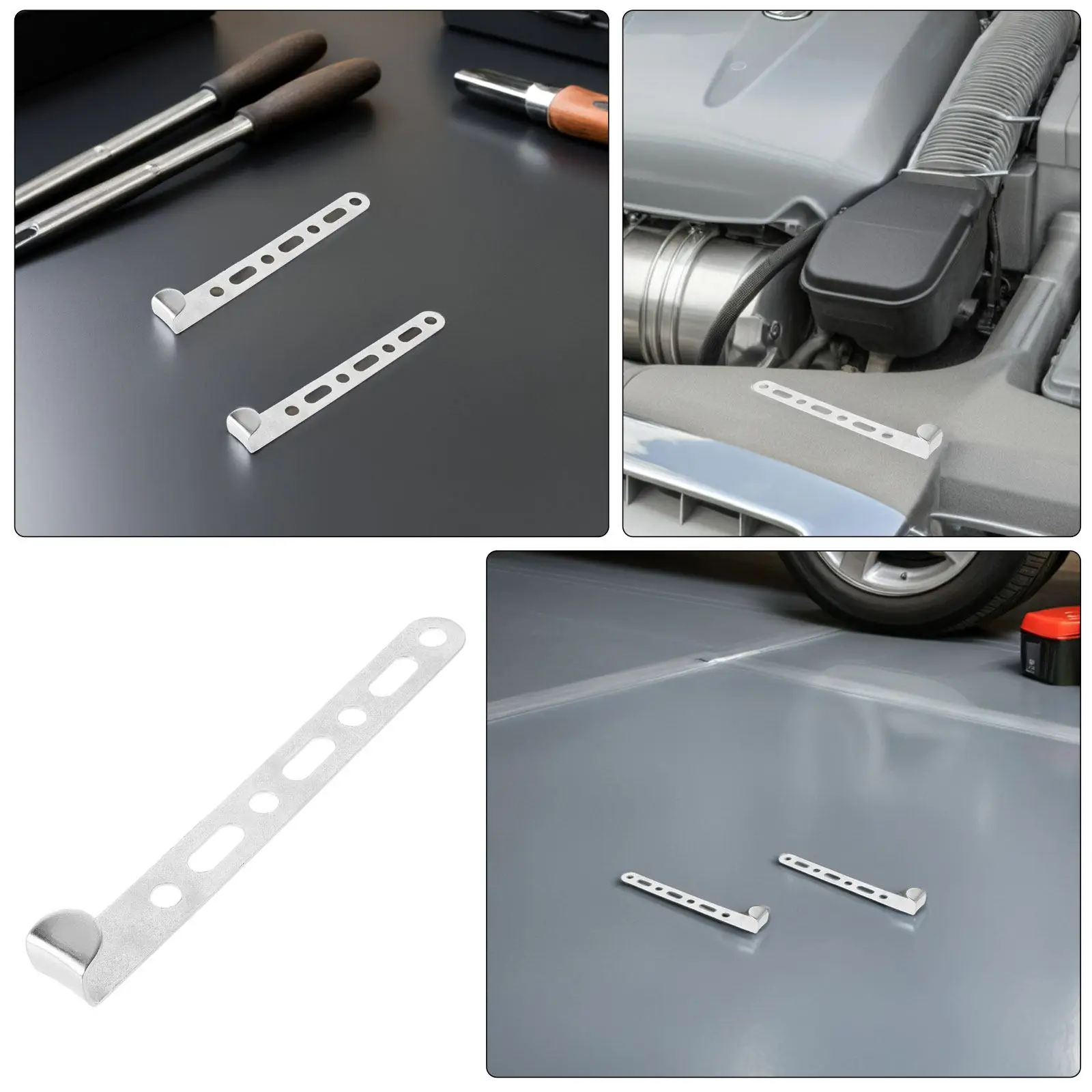 4Pcs Mushroom Air Intake Support Bracket Aluminum Alloy Rotatable Adjustable Car Intake Mount Universal Car Modification