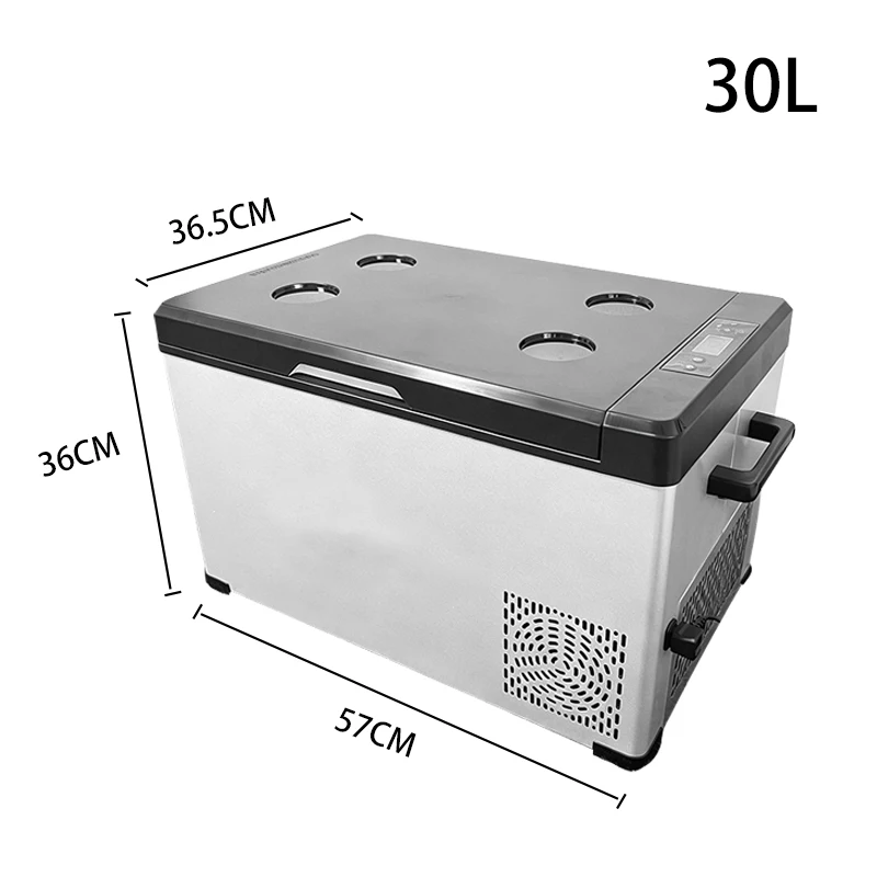Mini Refrigerator Portable Small Fridge 12v  24V Car Compressor Fridge Freezer 30L/40L for Truck RV  Home Car