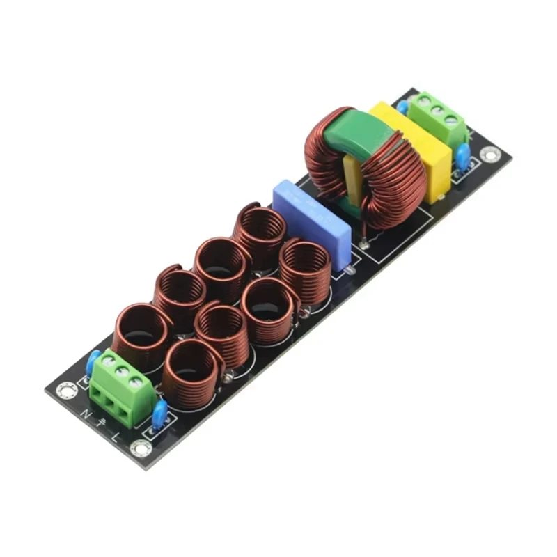 4400 W EMI Power Filter 20A Hochfrequenz Power Filter Netzteil Montiert Board Für Audio Lautsprecher Verstärker