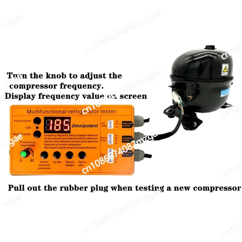 DC Fan Damper Electric Valve Fault Detector Refrigerator Compressor Tester Pulse Electromagnetic and Inverter Compressor Tester