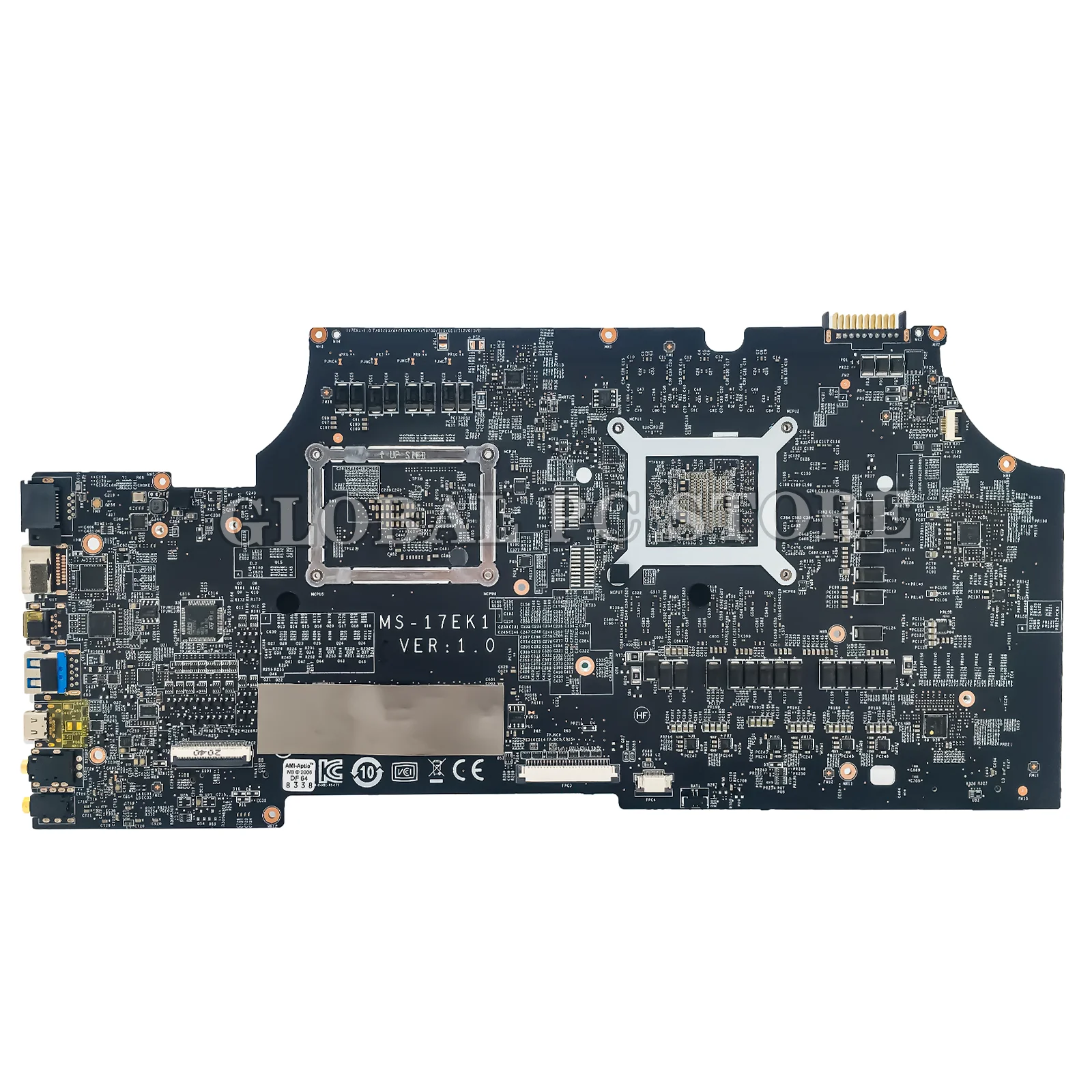 KEFU Mainboard For MSI MS-17EK1 MS-17EK Laptop Motherboard R5 R7 4th Gen RTX5600M/V6G