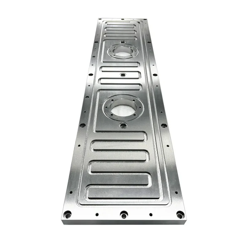 Custom Stainless Steel SUS304 and SUS316 Water Cooling Plate Large Water Cooling Tank Flow Channel High Precision CNC Machining