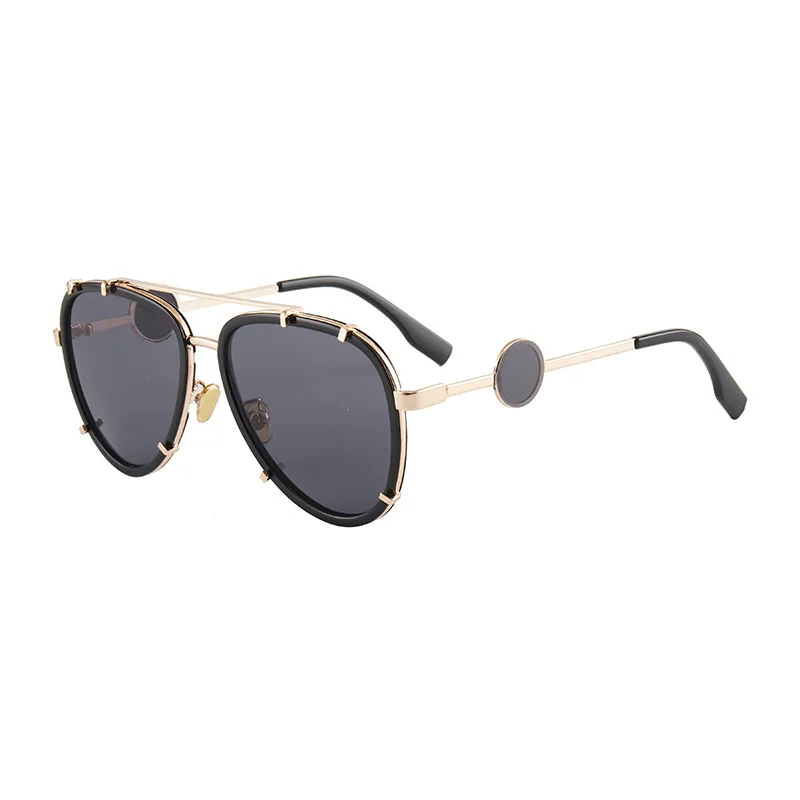 

European American Fashion Style Sunglasses Women Pilot Shape UV Protection Women's Sun Glasses Vintage Stylish Cool Sun Glass