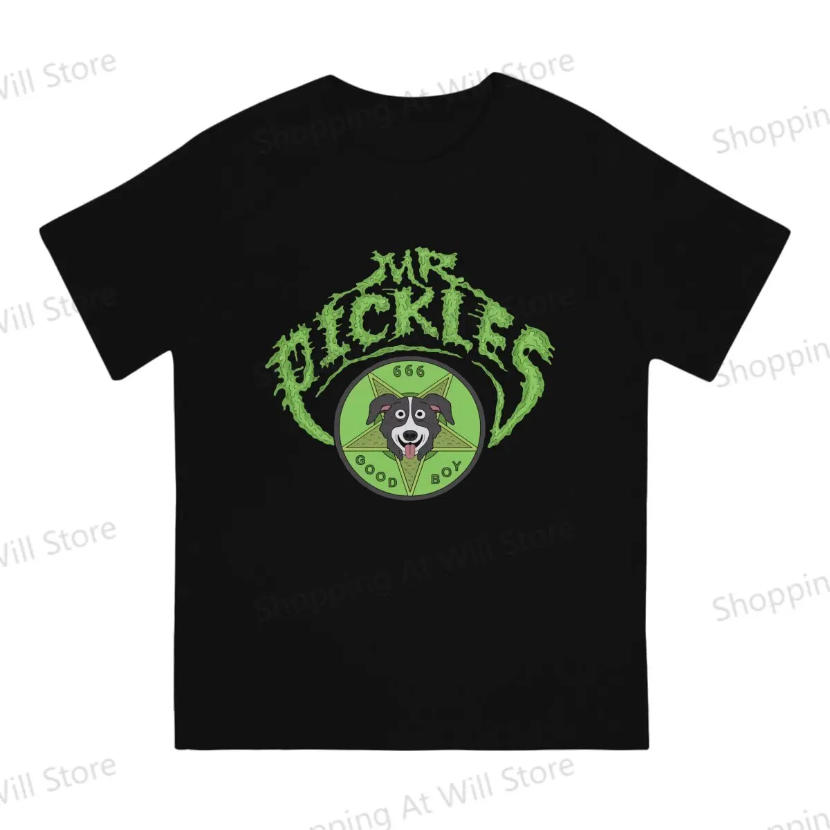 Tops 100% Cotton Leisure Sports Mr Pickles Men's and women's T-shirts   Tshirt Top