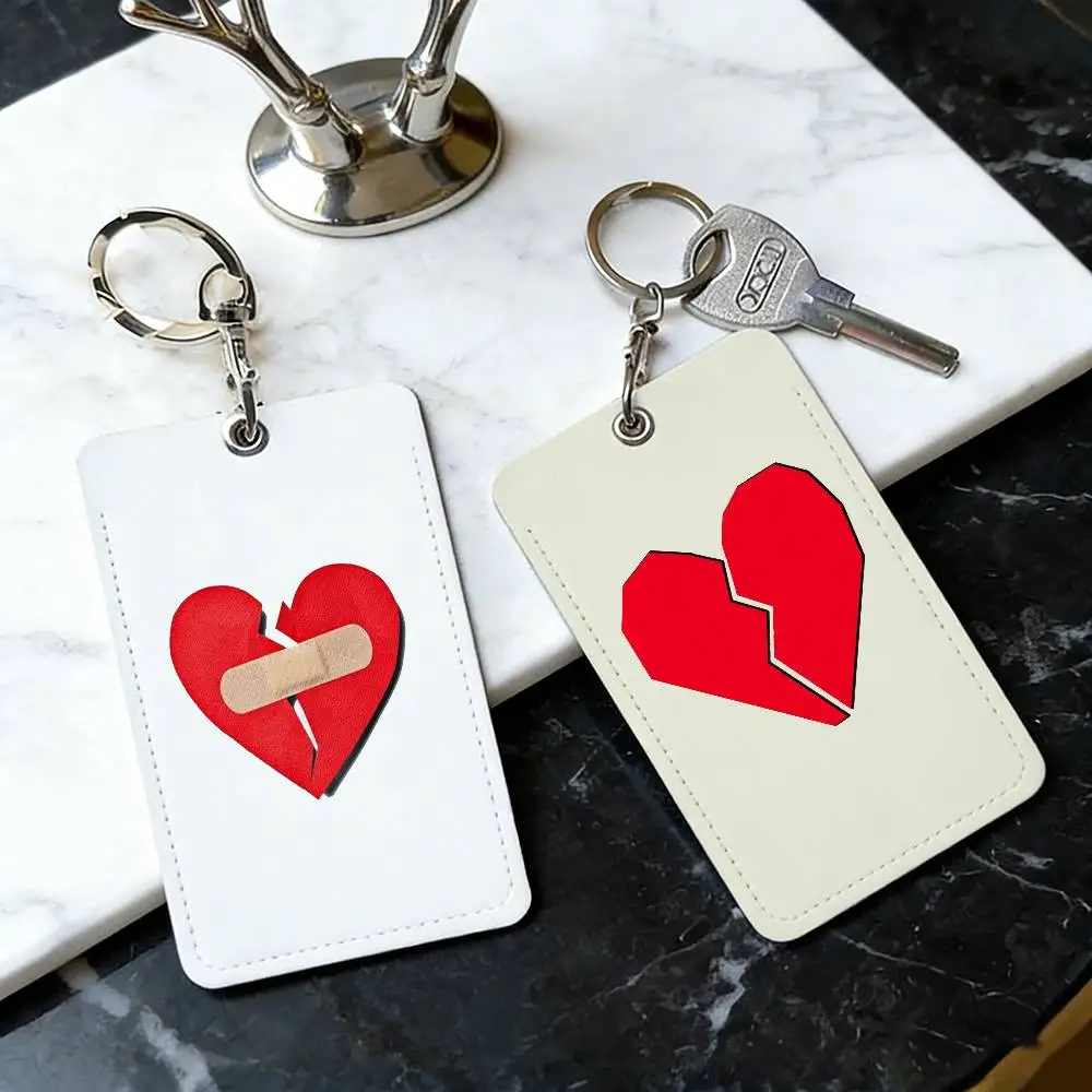 

b-brokens h-hearts Держатель карты доступа в сообщество, держатель карты для лифта, защитный брелок для карт с датчиком, защита для карт-токенов