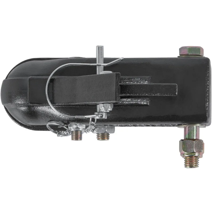 

Adjustable Trailer Coupler 25 16 Hitch Ball 15000 lbs Capacity Heavy Duty Cast ChannelMount Coupler with Hardware Kit Ideal fo