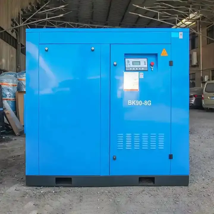 kaishan 90kw fixed speed industrial screw air compressor BK90-8G