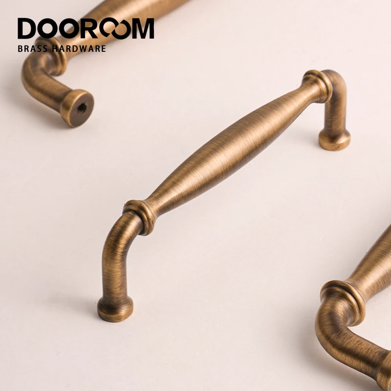 Dooroom-Poignée de main en laiton de haute qualité, meubles pour la maison, armoire, commode, planche de Chi, accessoires de cuisine, poignées