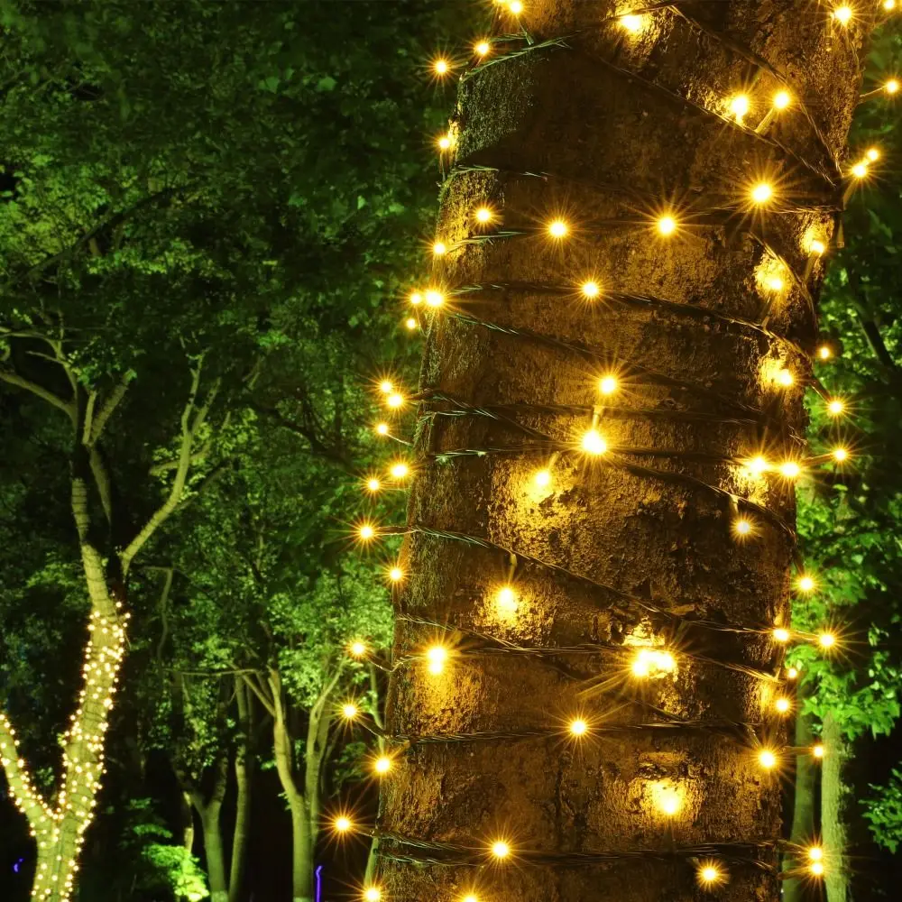 8 Flashing Modes LED Firecracker Lights Copper Wire Design Remote Controlled Copper Wire Lights Firecracker Style Energy Saving