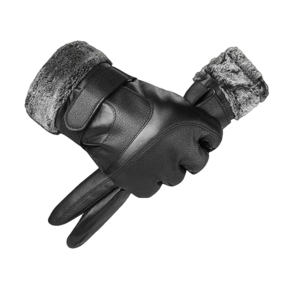 

2024 Touchable Screen Winter Gloves Warm Full Finger Driving Mittens Touch Screen Gloves Outdoor Sports