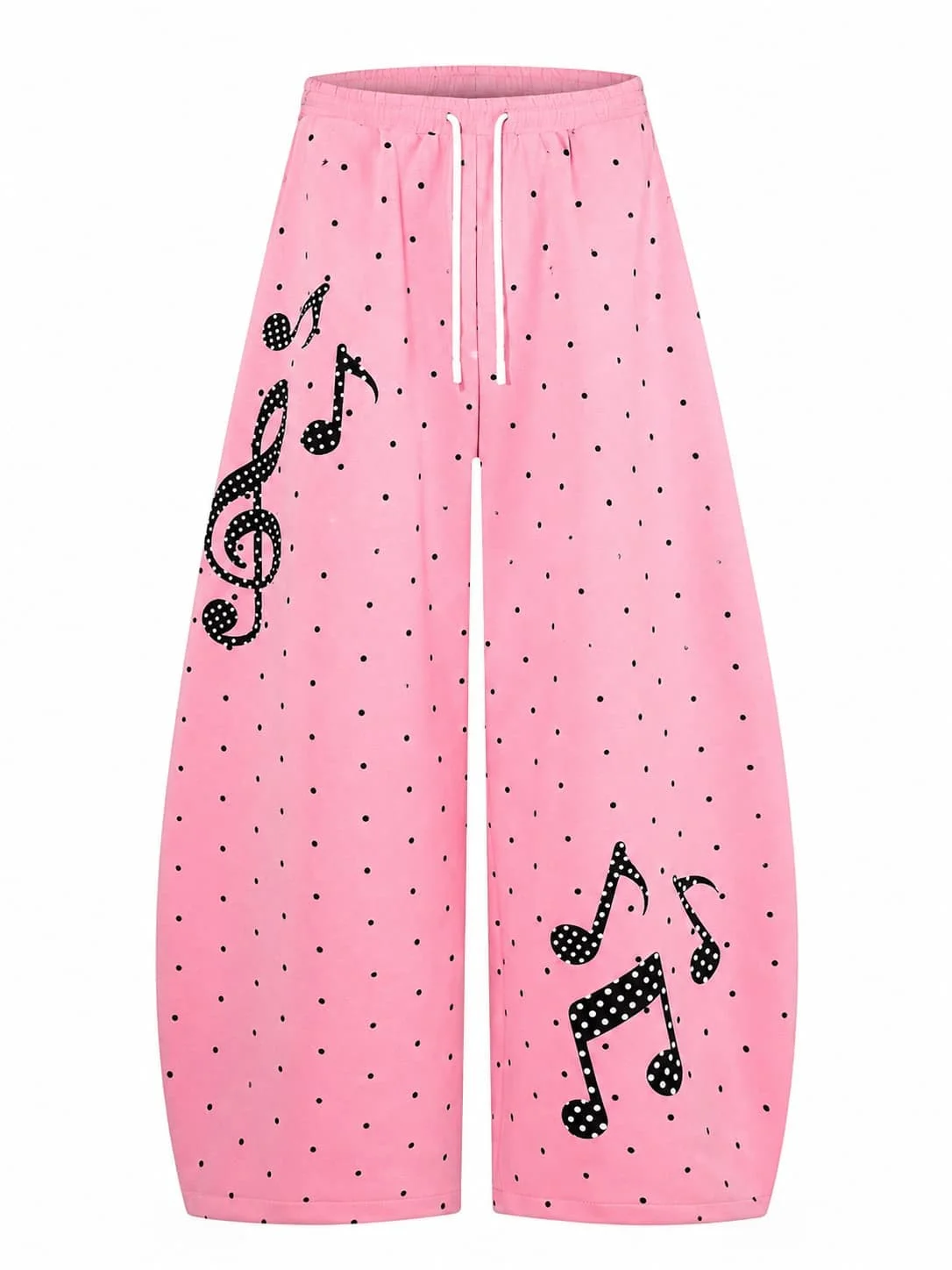 Harajuku Y2K Sweet Cool Girl Weite Freizeithose mit elastischem Bund, lockere, weite Passform, Frühlings- und Herbst-Ausgeh-Hose – Detail 7