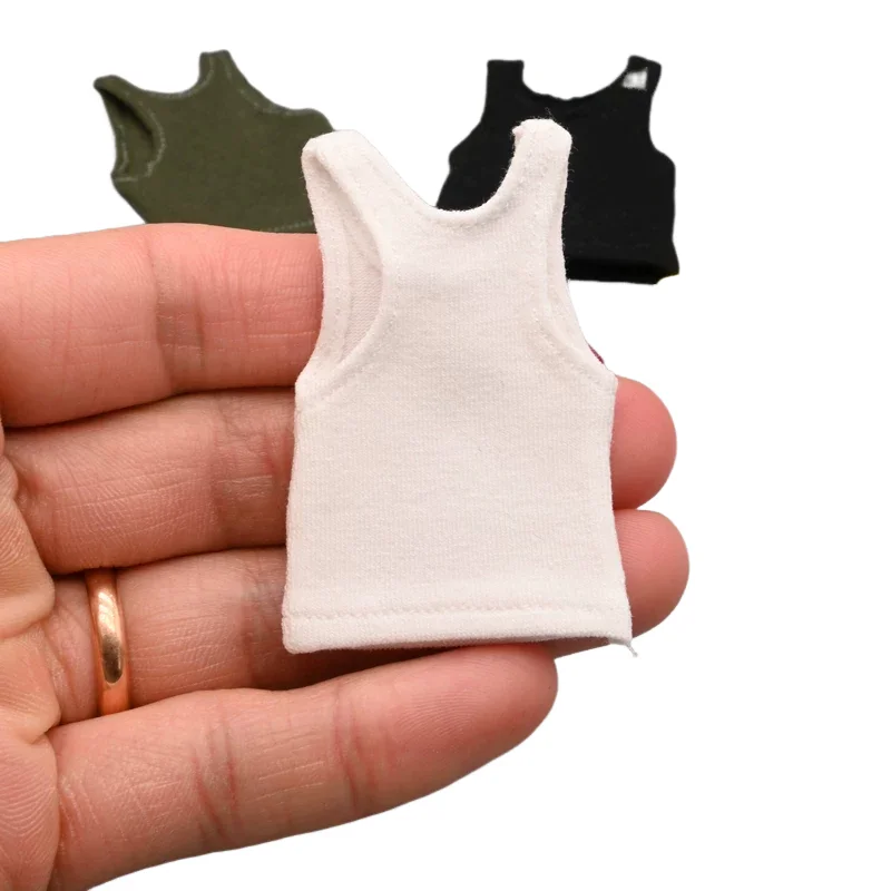 1/12 Scale Male Soldier Tight Short Sleeve Vest Short pants Clothes Model for 6-inch Action Figure Body