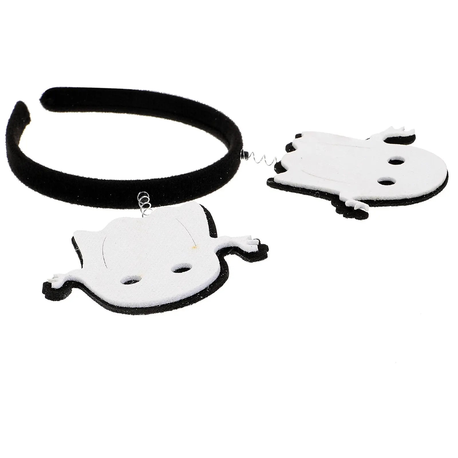 

4Pcs Halloween Hair Hoop Set Ghost Design Non-Fading Non-Deforming Lightweight Headdress for Costume Parties Cosplay Events