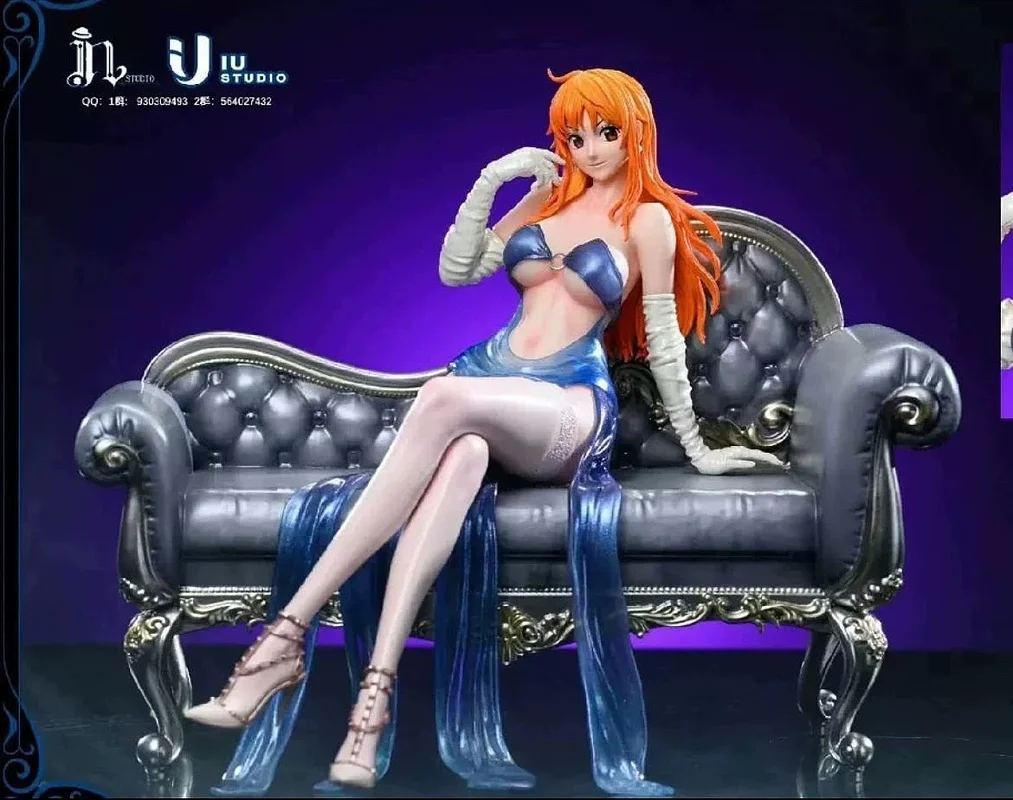 In Iu Suit Riot Straw Hat Nami One Piece Limited Edition Gk Handmade Model Statue Gifts