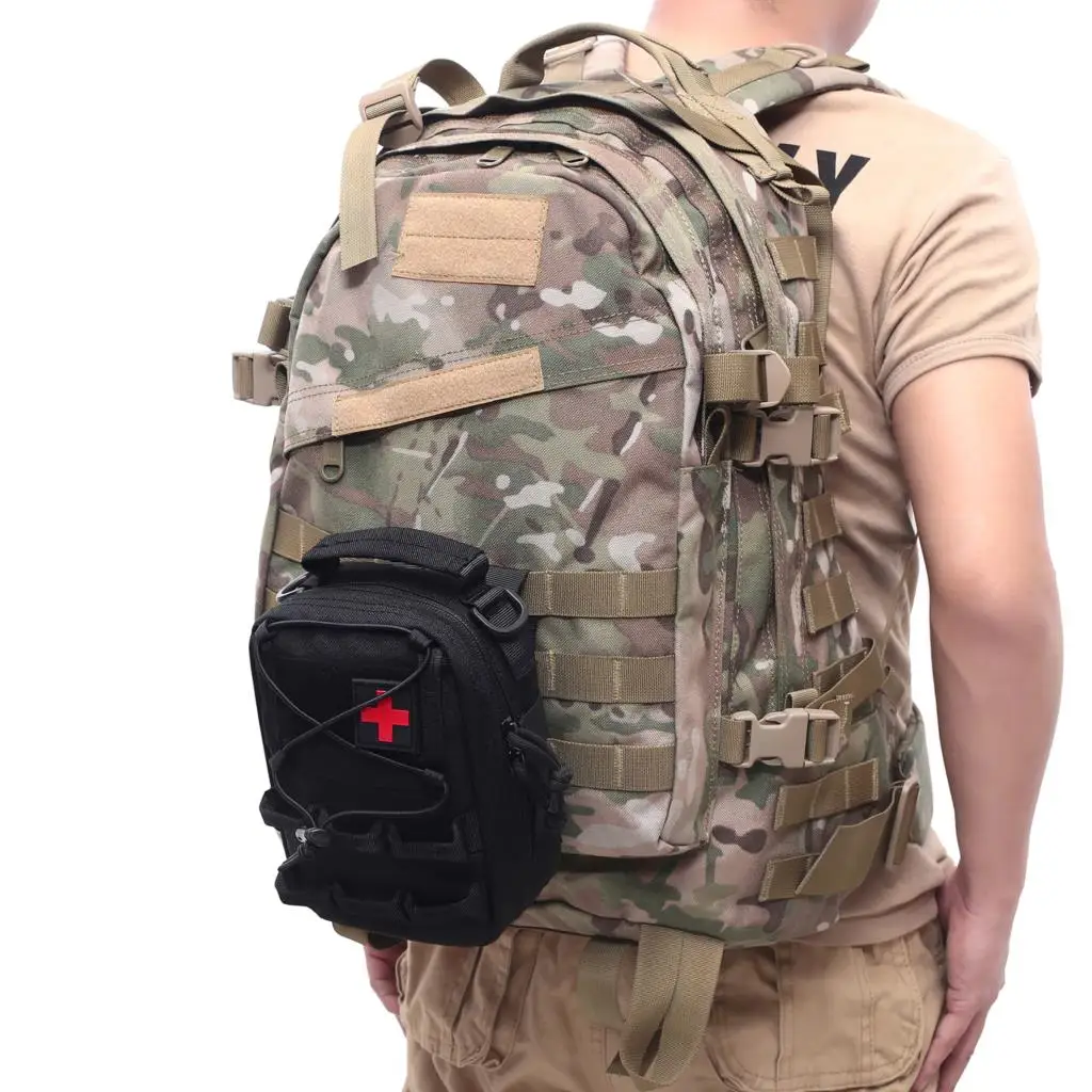 

Tactical Molle EDC Pouch Medical First Aid Kit Bag Pouch Waist Pack Utility Tool Bag for Hunting Outdoor Camping Hiking