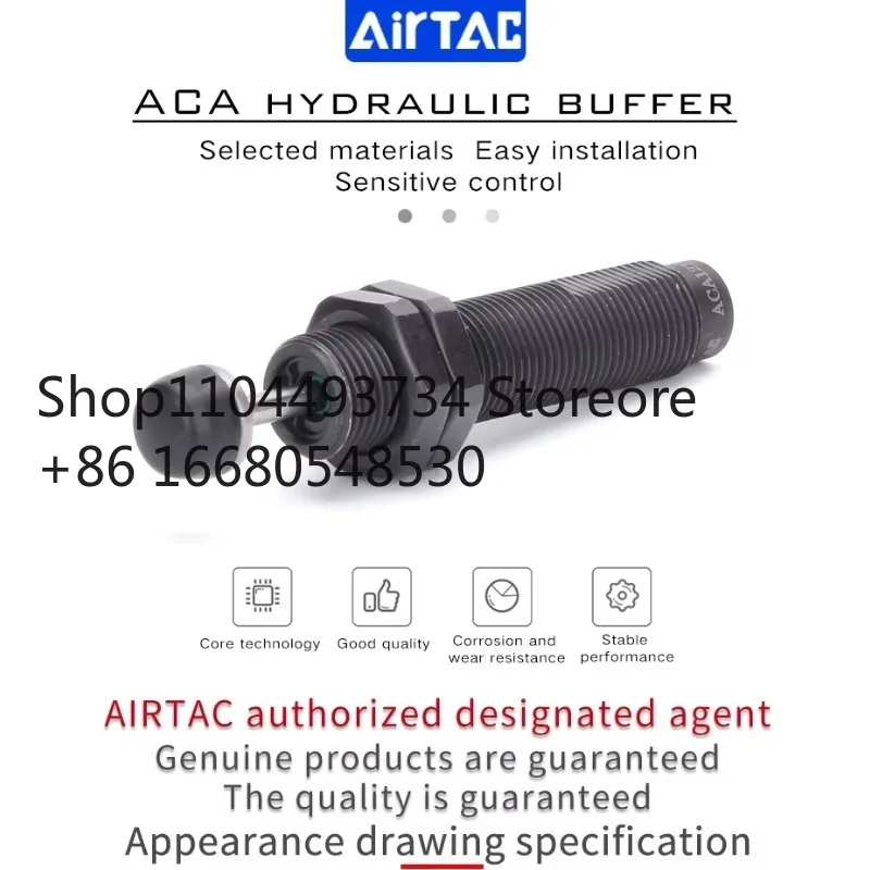 F6aAIRTAC ACA2020/2025/2030/2040/2525/2550-1F Oil Pressure Buffer  Damper Cylinder Manipulator Hydraulic Oil Pressure Buffer