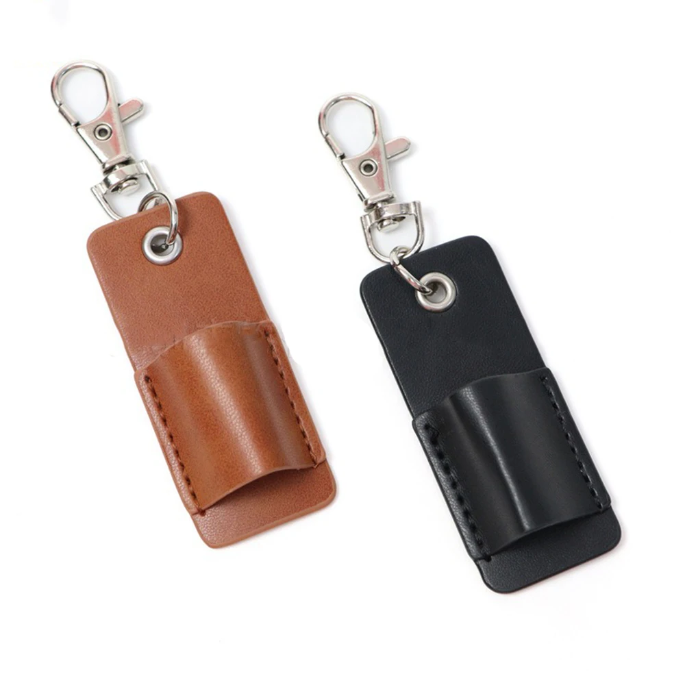 1PC Portable Leather Pen Case PU Leather Creative Pen Case with Hook Suitable for Doctors and Nurses Pen Clip Pen Accessories