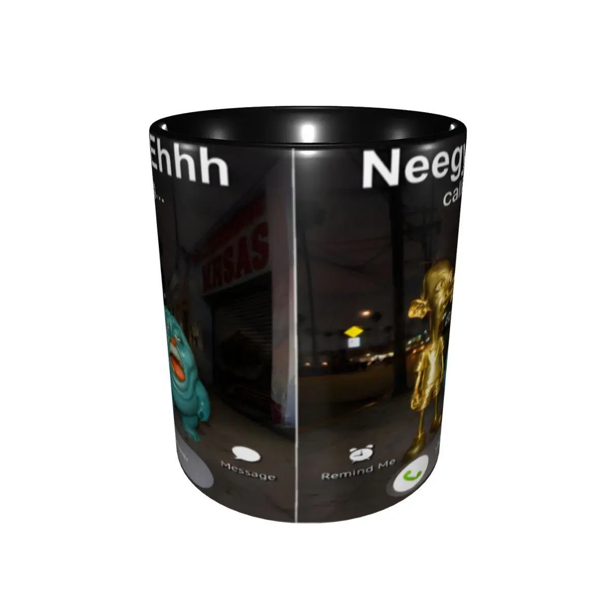 There Is Motion At Your Front Door Tung Tung Tung Sahur Meme Gift Mugs for Kids Adult Cute Tea Cup Healing Present for Office