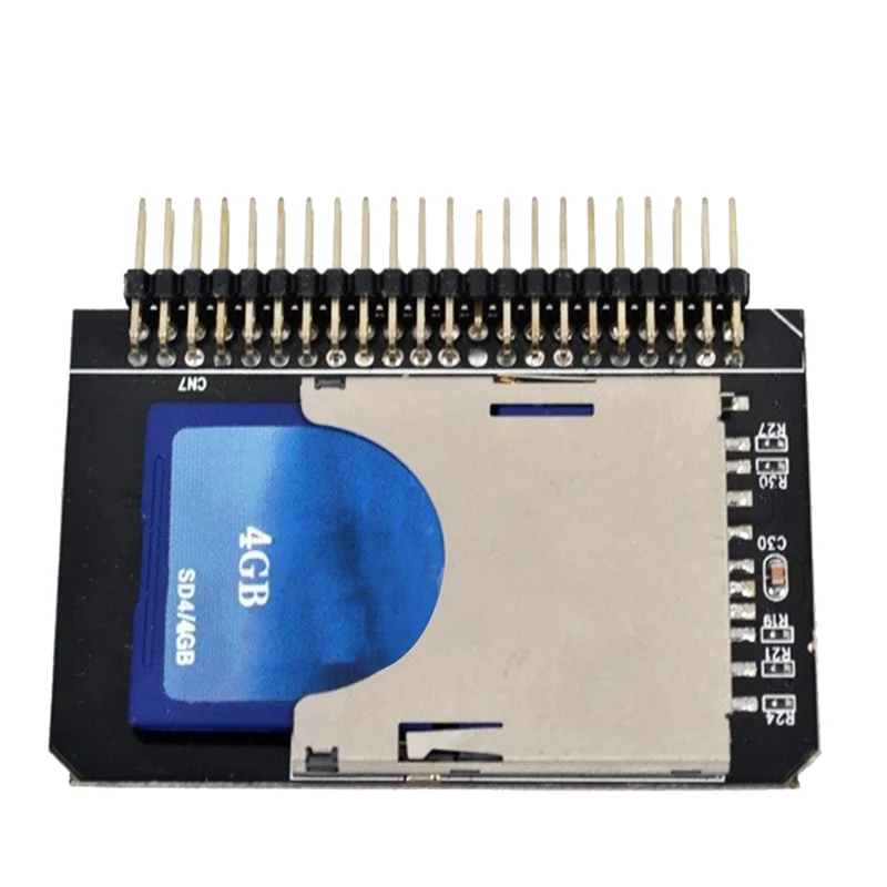 HOT SALE 2.5 Inch SD Card to IDE Adapter, SDHC/SDXC Memory Card Converter to Laptop HDD 44 Pin Male Port HDD Riser Card