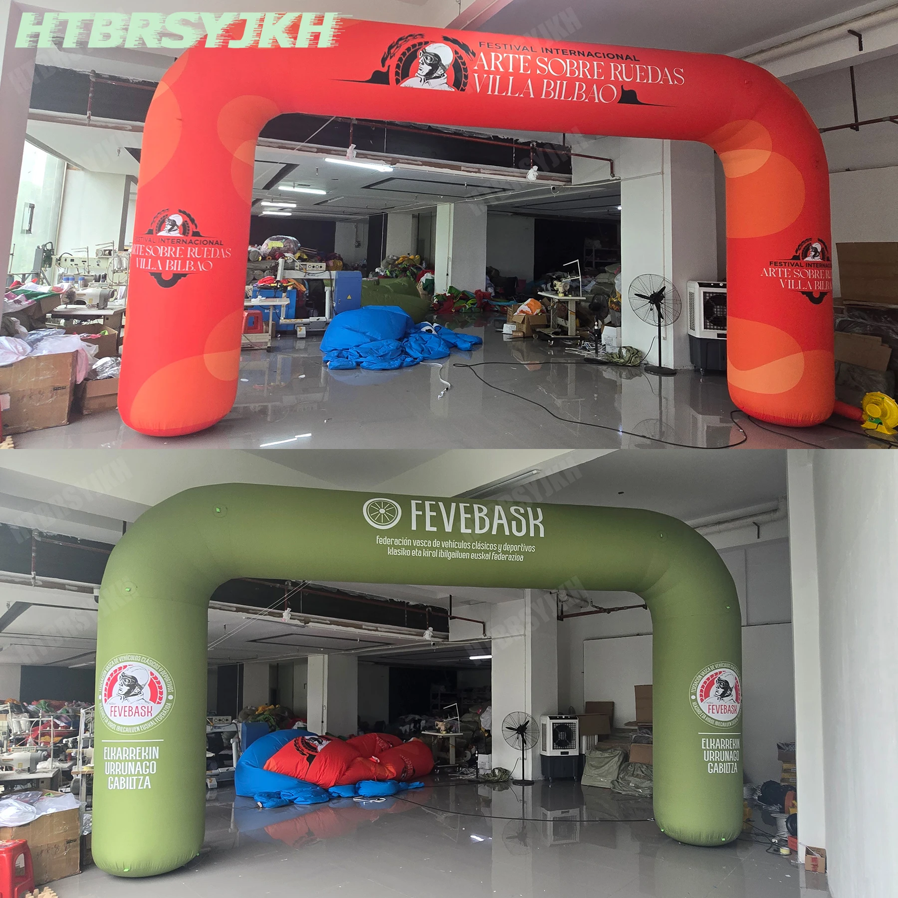 

22,9 фута гигантская надувная гоночная арка Start/финишная линия для беговых мероприятий/Marathons/Obstacle Courses — сверхпрочные вороты с воздушным наполнением