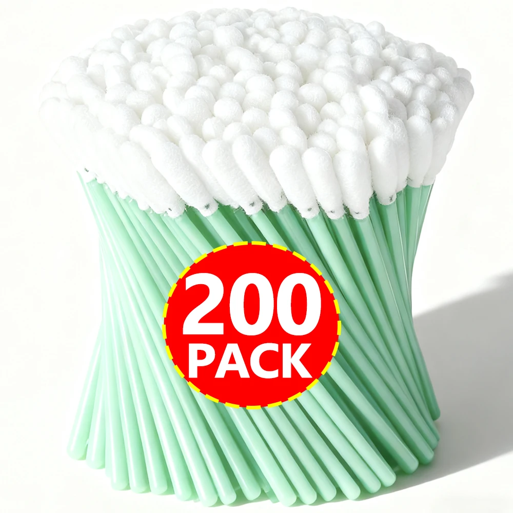 50/100/200PCSFoamCleaningSwabsSpongeTipSwabSticksforInkjetPrinterPrintHeadCameraLensOpticalEquipmentCleanerKit-AliExpress202192403