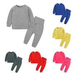 Technology Thermal Underwear Baby Kids Children Seamless Long John Warm Winter Clothes for Girls Boys 6M-6Y