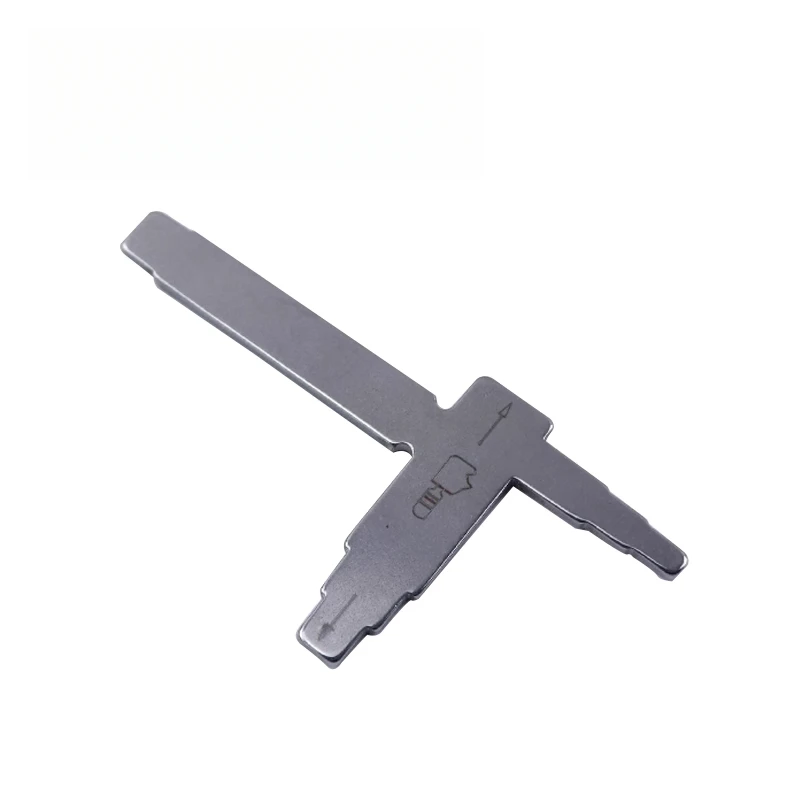 ملحقات مواد مختبر الأسنان على شكل حرف T قياس زراعة زاوية/مسطرة تخطيط تباعد الأسنان أداة فمية من الفولاذ المقاوم للصدأ #5