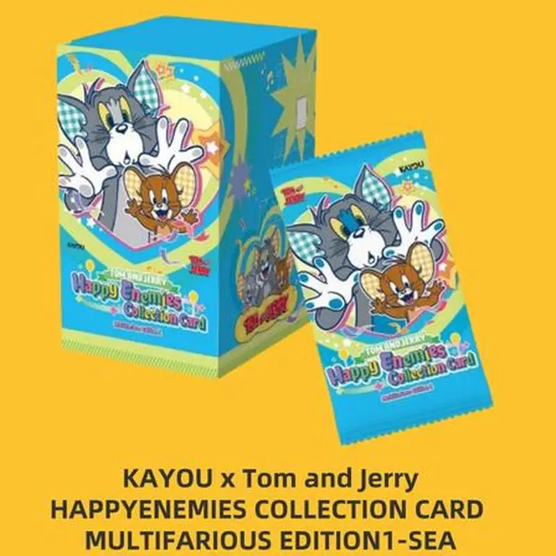 kayou-official-tom-and-jerry-happy-enemies-collection-card-multifarious-edition-1-sea-version-original-anime-trading-cards-box