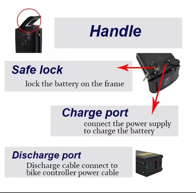 المصنع مباشرة 48 فولت 25ah المحمولة سيارة كهربائية قابلة للطي نموذج الأسماك الفضية 18650 بطارية ليثيوم أيون المدمج في بطارية 25Ah ل #3
