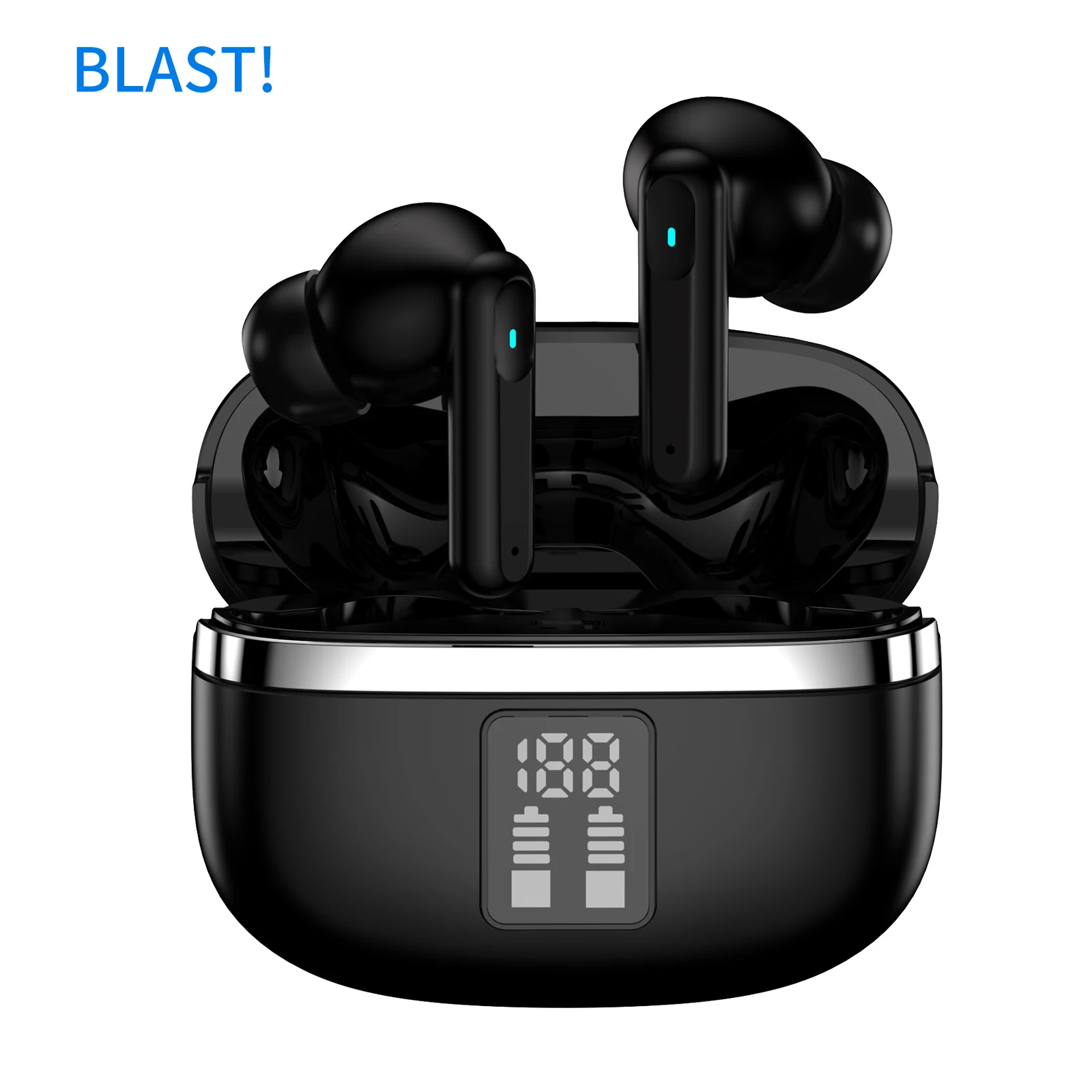 Newest BLAST! i18 TWS True Wireless Stereo Earphones LED Power Display Bluetooth headset i18 Touch Bluetooth sport Earphones