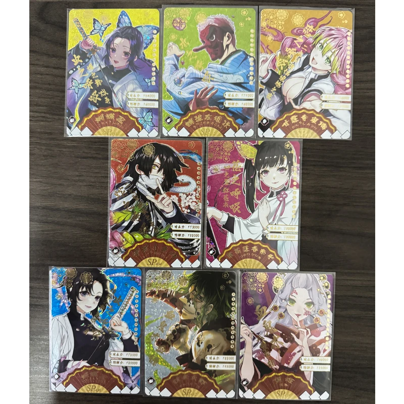 

Anime Demon Slayer SP 431-438 Series Collection Cards Characters Kochou Shinobu Kanroji Mitsuri Christmas Birthday Gifts Toys