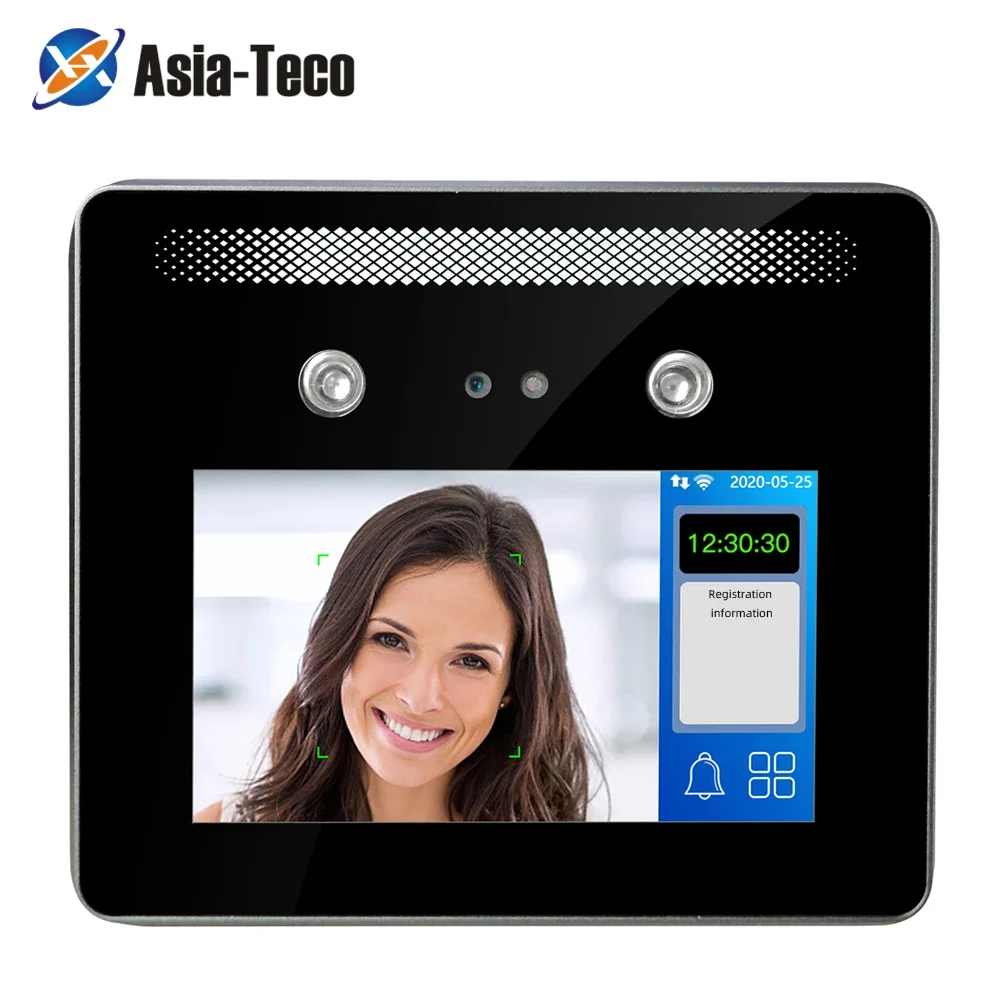 

5 inch Touch Screen Dynamic Face Recognition Device TCP/IP Employee Time Attendance Access Control System Support Multi language