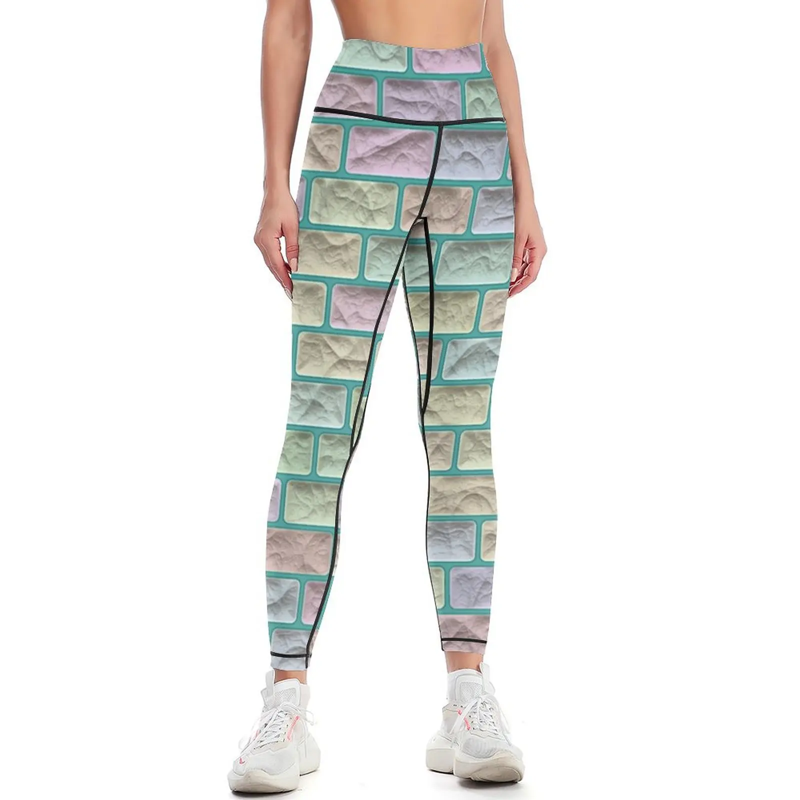 

Unicorn Castle Pastel Bricks Leggings Female legging pants Women's push up Sports pants for Pants sport Womens Leggings