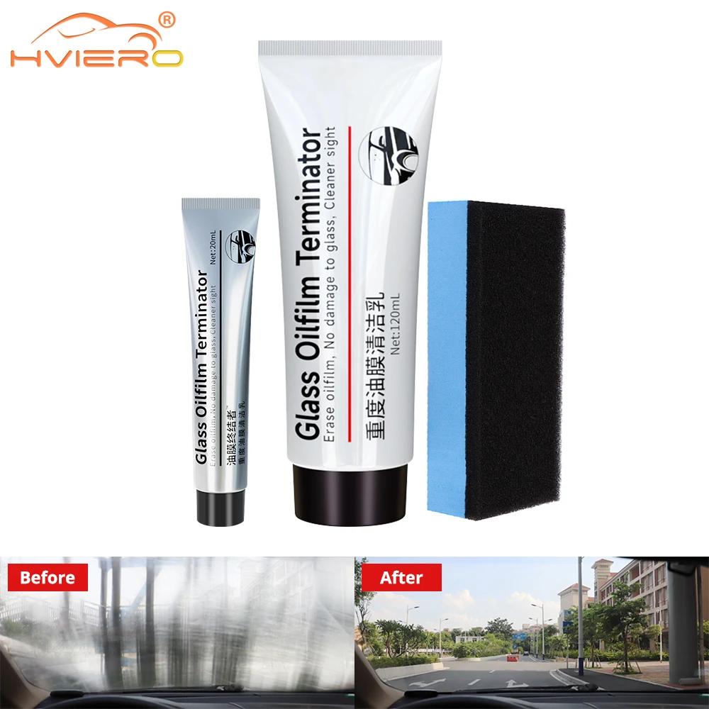 

20ml/120ml Car Windshield Oil Film Remover Cleaning Strong Decontaminations Heavy Quickly Window Deposited Smooth Surface Tools