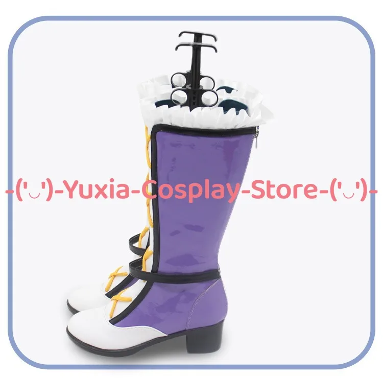 ¡Yuxiacosplay! Chouno Maika-zapatos de Cosplay, accesorios de personajes del juego de Anime, botas de cuero PU, disfraz de fiesta de Carnaval y Halloween