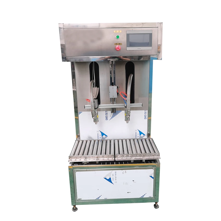 Semi-automatic flowmeter type lubricating oil gear hydraulic industrial oil large filling range 25L cooking oil filling machine