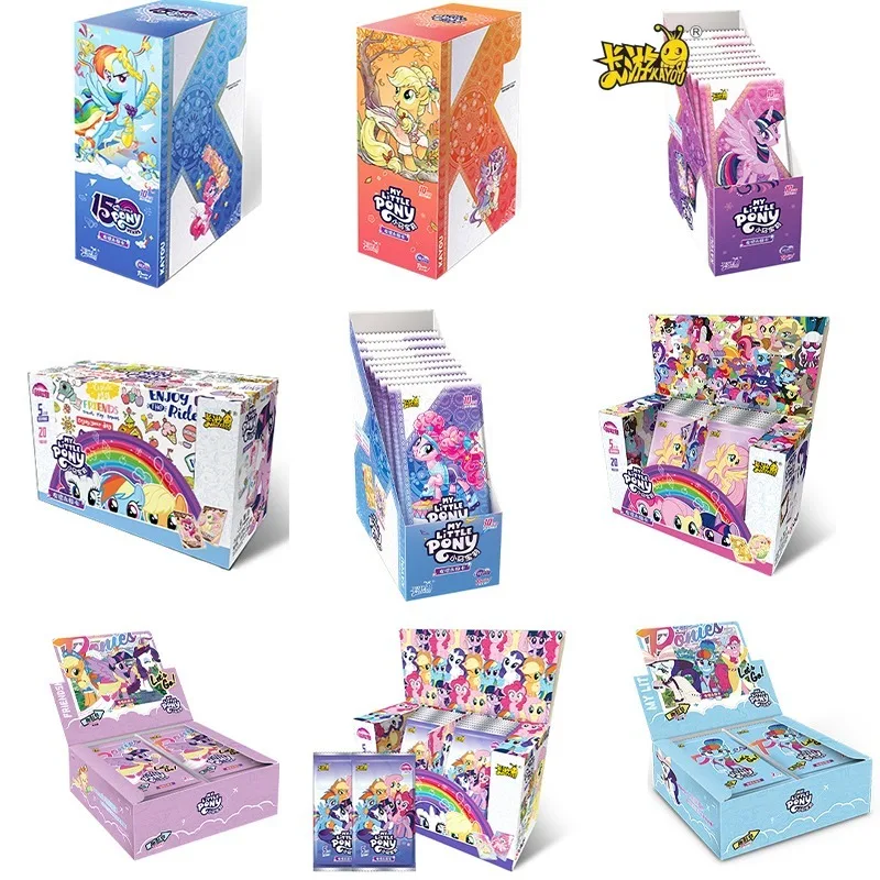 KAYOU MLP Friendship Collector Cards, Complete Limited Official Series, Anime Merch Set Official Anime Collection
