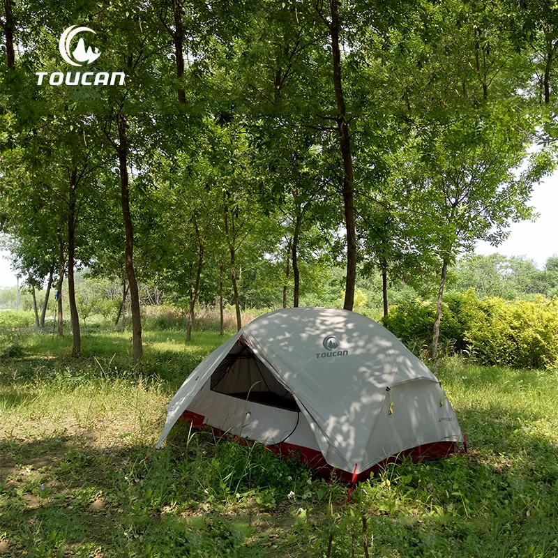 TOUCAN outdoor waterproof camping 2 people double layers tents factory directly sales