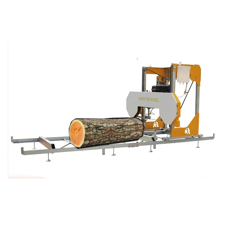Tengao Gaso line Portable Sawmill / Mobile Sawmill Machine Wood Cutting / Long Wood Sawing Machine