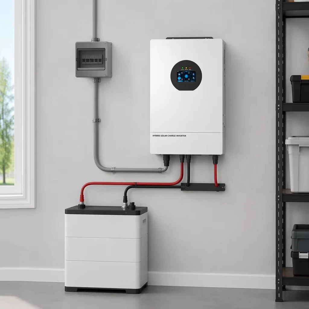 E-Nice Us Version 110V Split Phase Off Grid Hybrid Solar Inverter 7.2Kw 10Kw 12Kw for Solar Power System