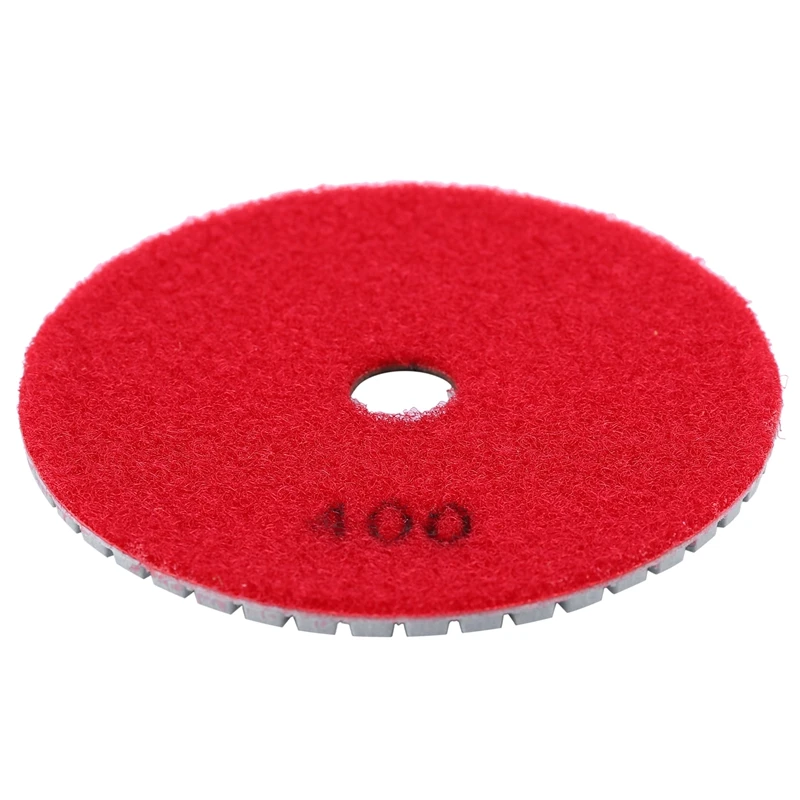 16Pcs Diamond Polishing Pads Kit 4 Inch 100Mm Wet/Dry For Granite Stone Concrete Marble Polishing Use Grinding Discs Set