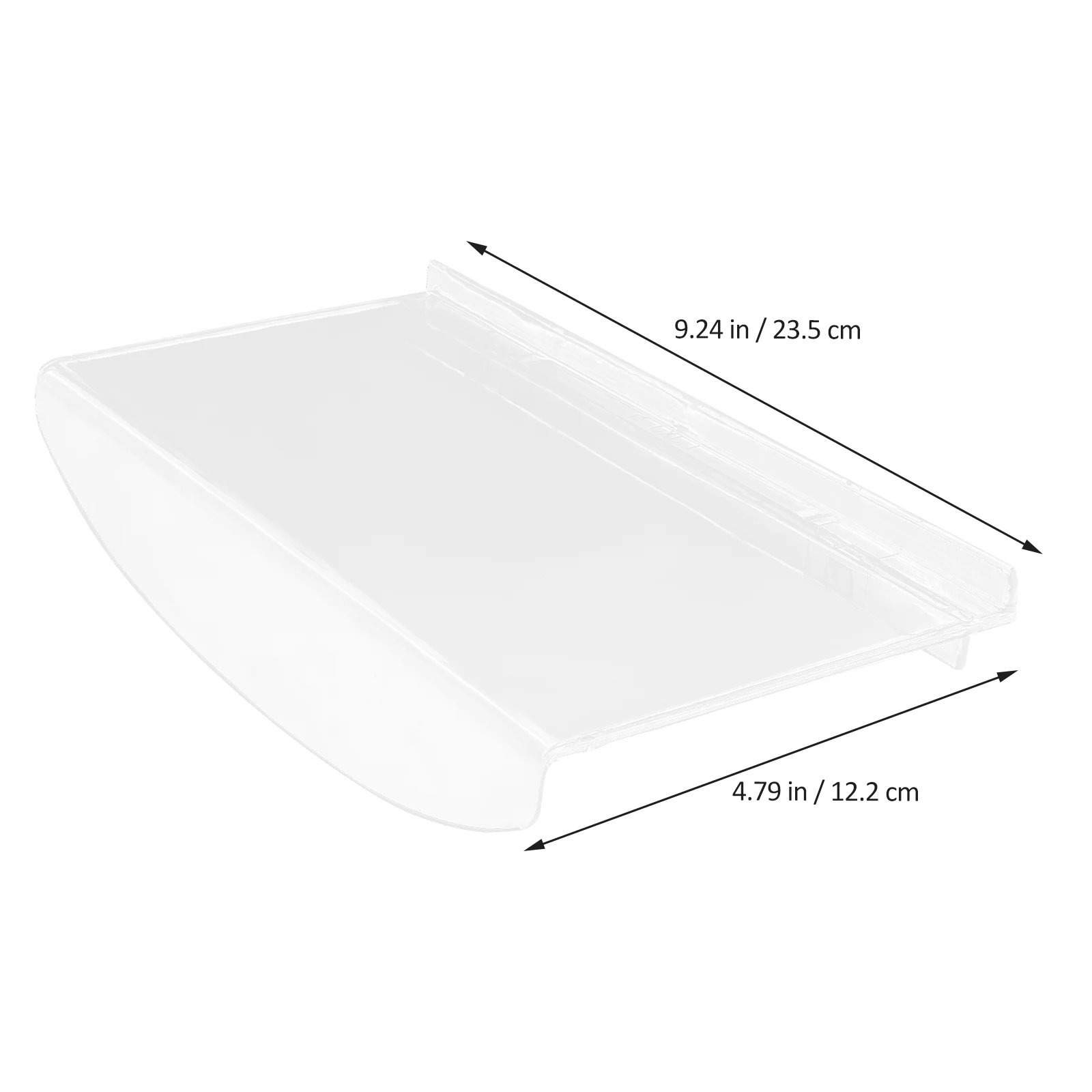 6 Pcs Slot Display Rack Shoe Shelf for Wall Sneaker Shelves Floating Clear Shoes Plate