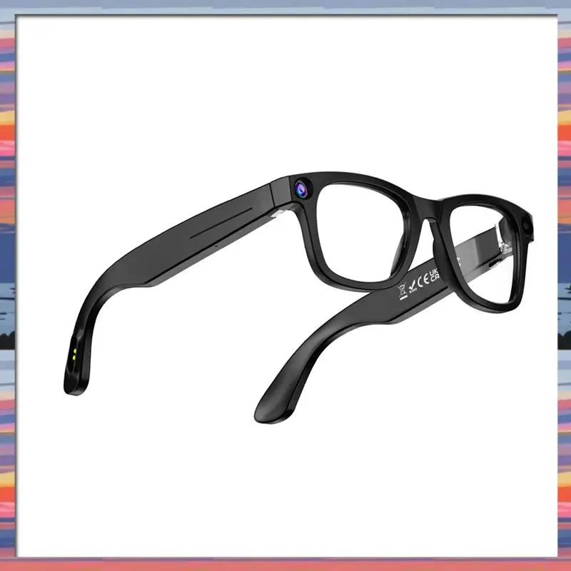 AC18(Guaranteed) Chatgpt Enabled 8MP AI Fashion Camera Smart Glasses IP65 Protection Bluetooth Music Calls Identifying Pictures