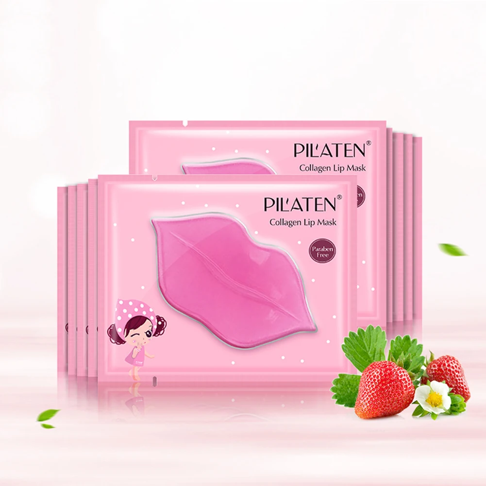 Moisturizing Lip Mask,Crystals Collagen Hydrating Lip Patch,Anti-Aging Smoothing Fine Lines-Lip Patch,For Dry Lips 5/10/15pcs
