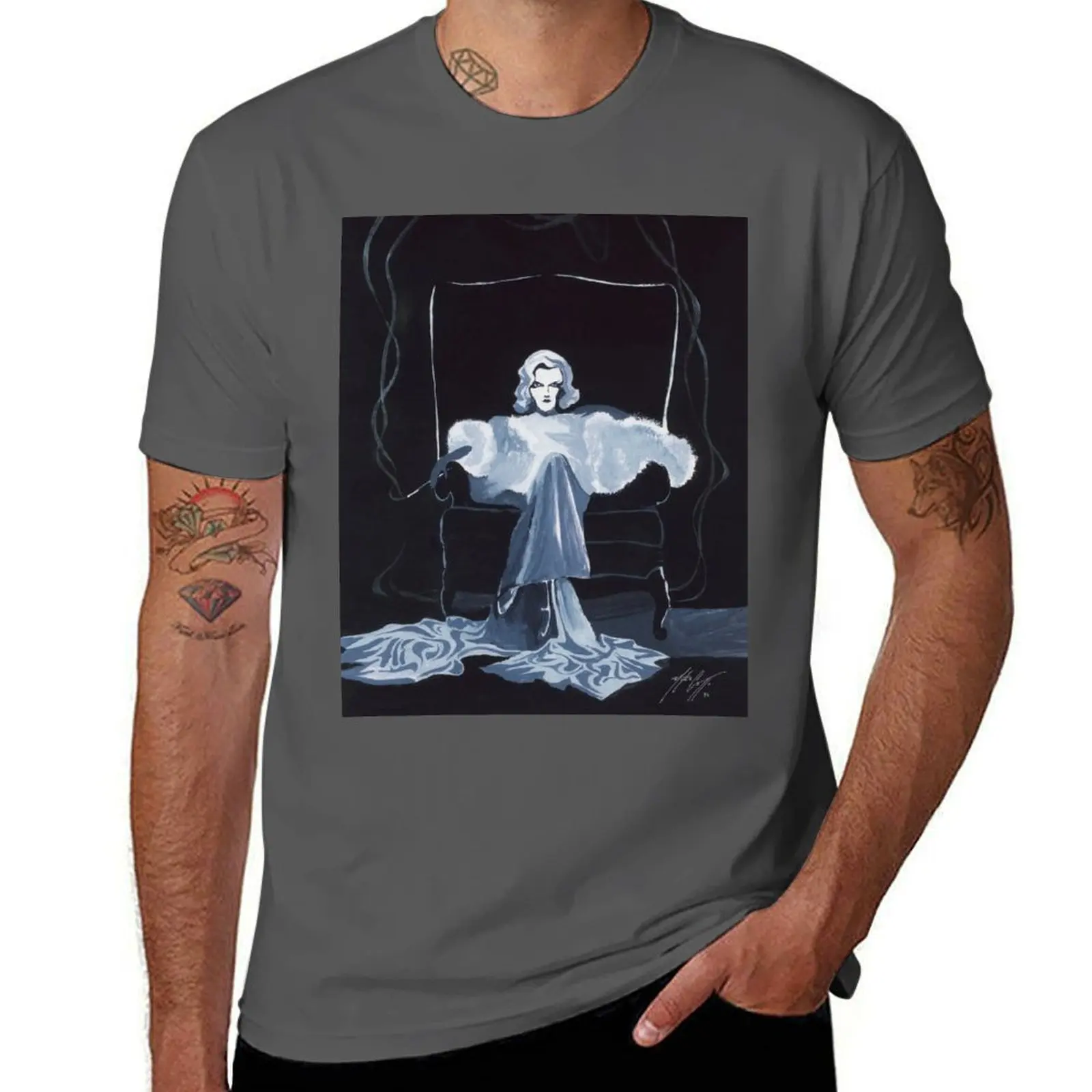 

Silent Noir T-Shirt Retro Graphic Print T-Shirt