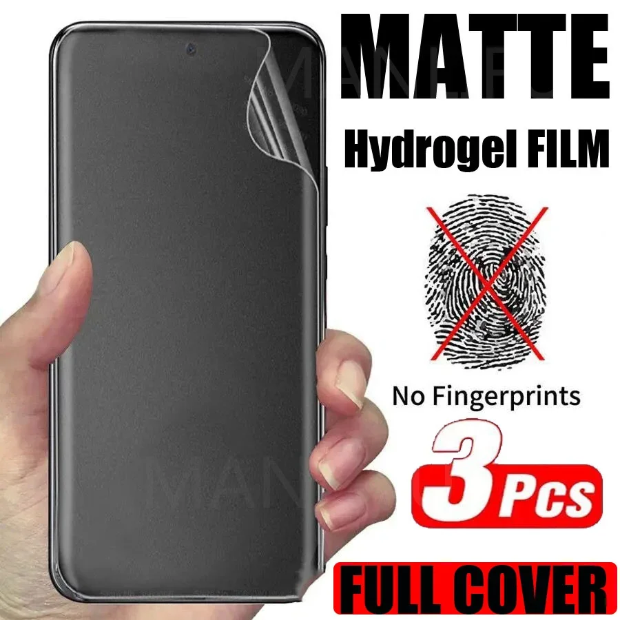 

3Pcs Matte Hydrogel Film for OPPO Realme 13 Pro Plus 13Pro+ Full Cover TPU Clear Screen Protector for Realme 13 Pro No Glass