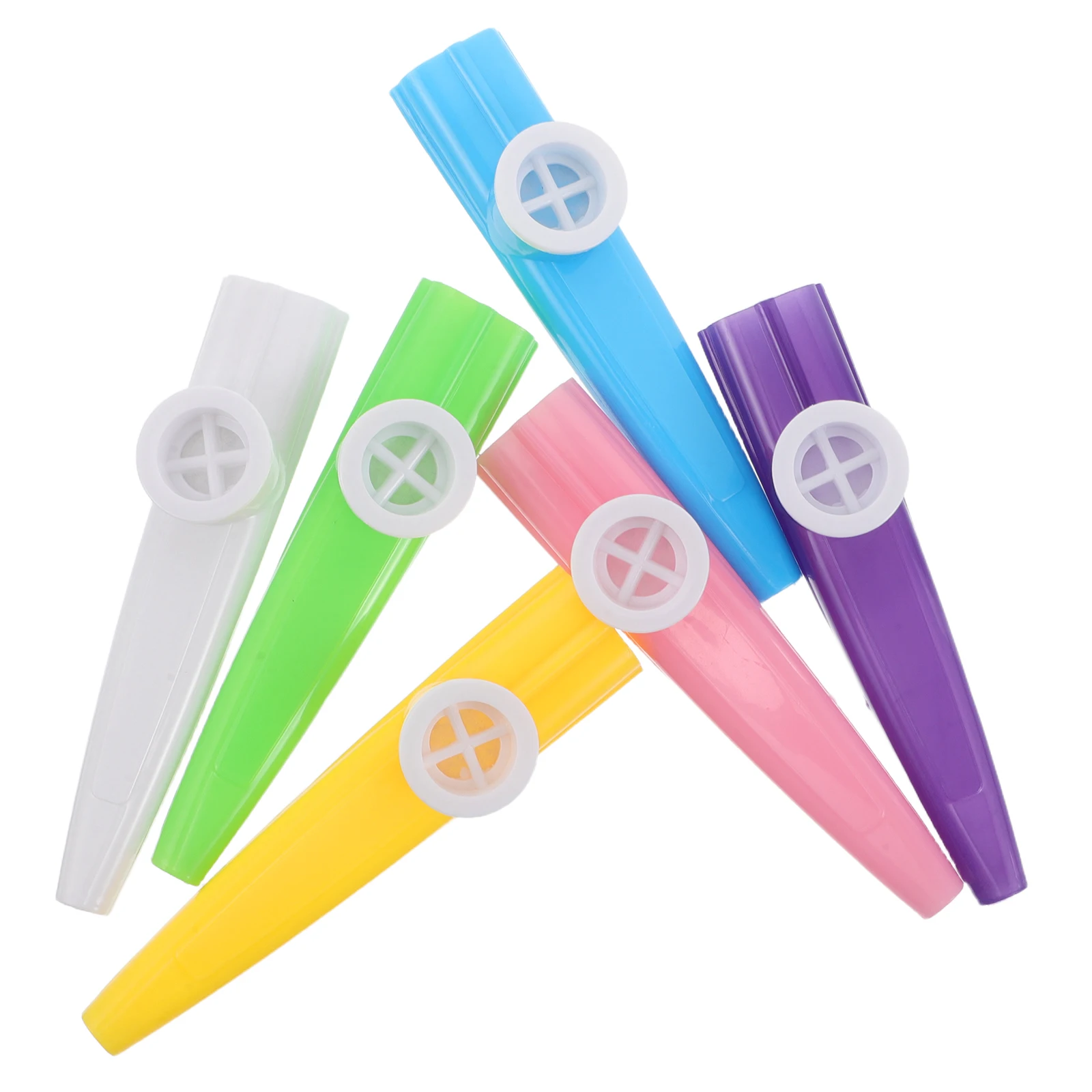 

6 Pcs 's Kazoo Musical Instruments Plastic Horn Flute for