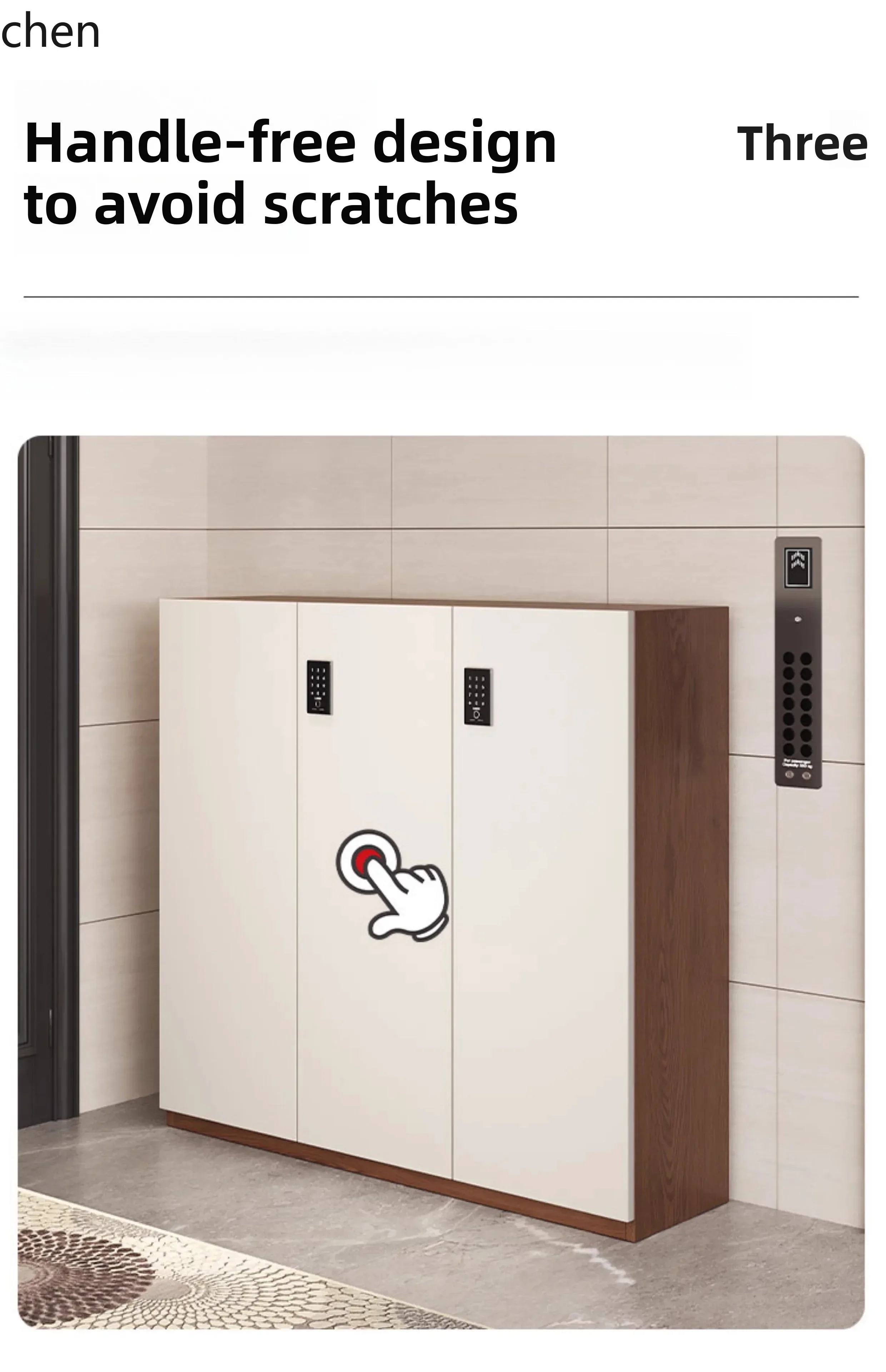 b11-7.1 shoe cabinet household password lock outside the door shoe cabinet locker integrated large capacity